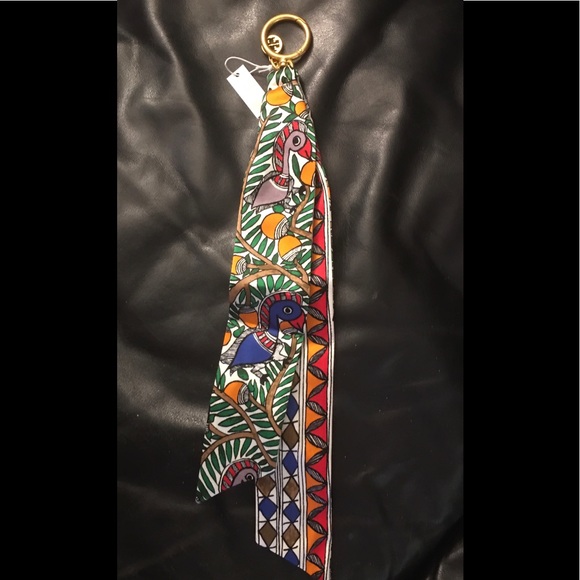 💐Tory Burch Scarf Key Chain💐 - Picture 2 of 7